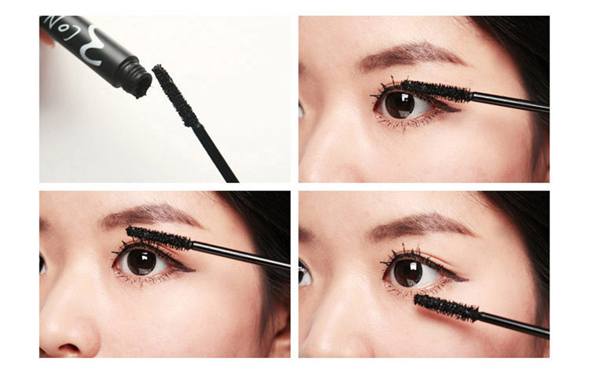 bause cosmetics customized mascara application