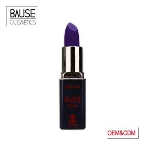 Custom matte blue no transfer lipstick